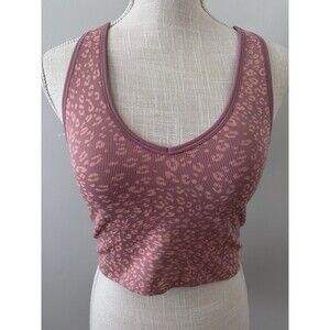 Athleta Aurora Crop Rib‎ Tank Women's Size Small Athleisure Sports
